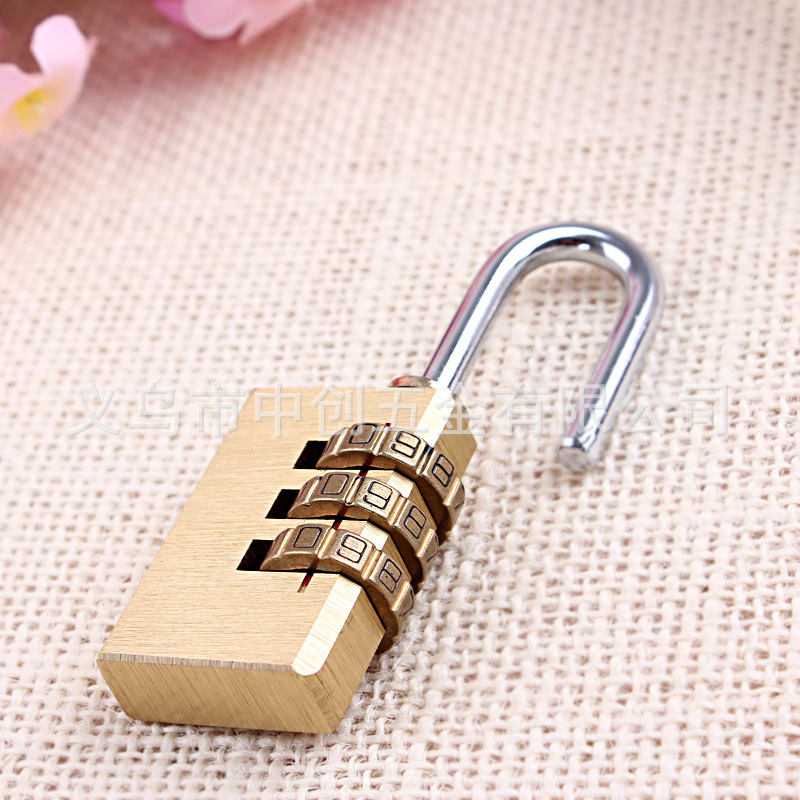 挂锁-供应 密码挂锁 铜密码锁 铜密码挂锁 箱包