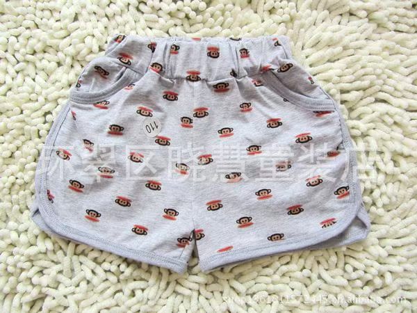 童装 韩版<em>儿童</em>纯棉奥戴尔可<em>开档</em>热裤 男童女童