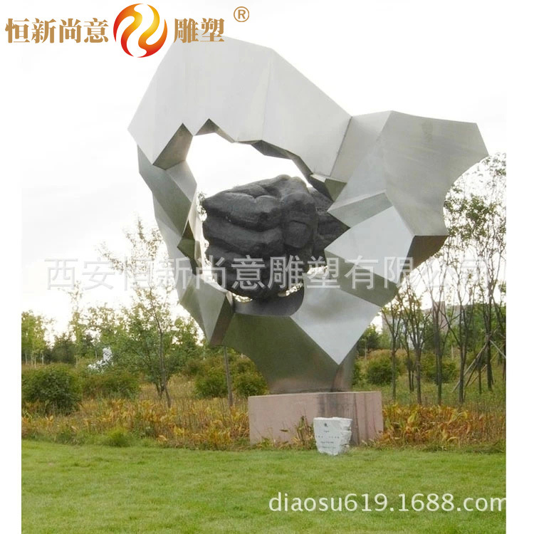 景观雕塑-西安雕塑公司 专业制作玻璃钢雕塑 创