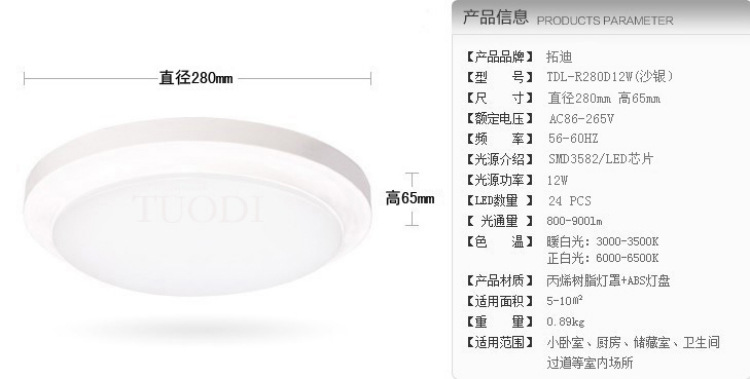 天花灯280 12W副本