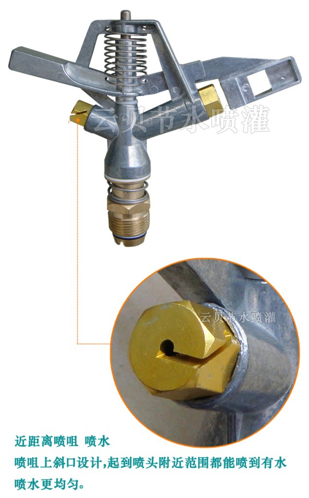 灌溉工具-铜螺纹安装加厚阀体6分DN20金属双