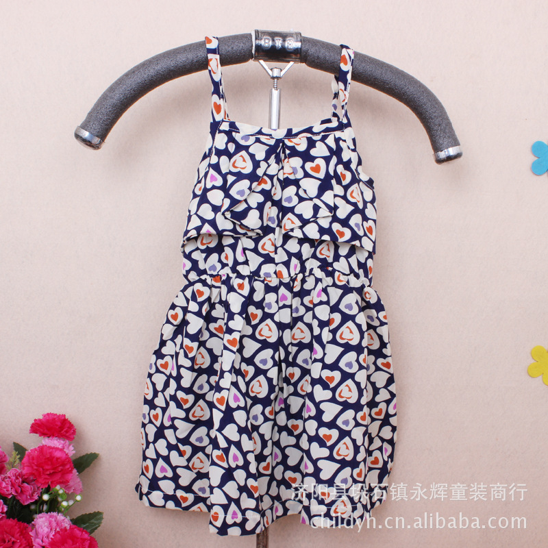 旭宝夏装 <em>女宝宝时尚</em>碎花裙 婴幼儿夏装吊带裙