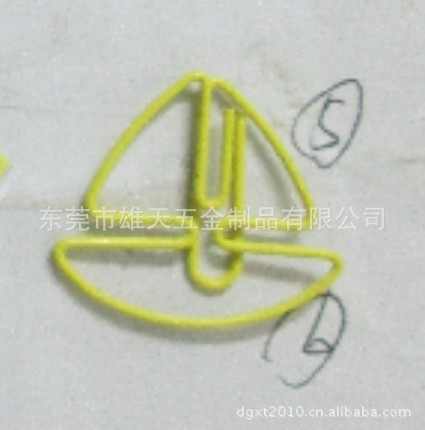铁线回形针 铁线，包塑铁线帆船船锚造型回形针