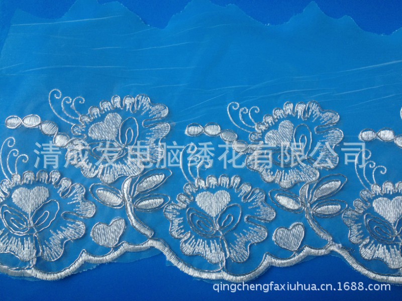 珠片绣花,特种盘带绣花_花边_列表网