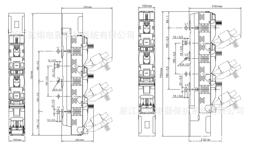 DR2-400 DS DN 基本参数