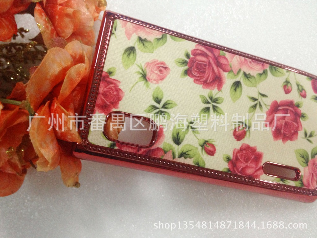 布艺贴皮手机壳批发厂家爆款热销鹏海塑料