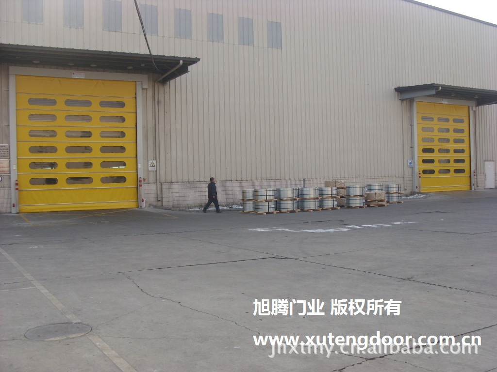 全透明堆积门
