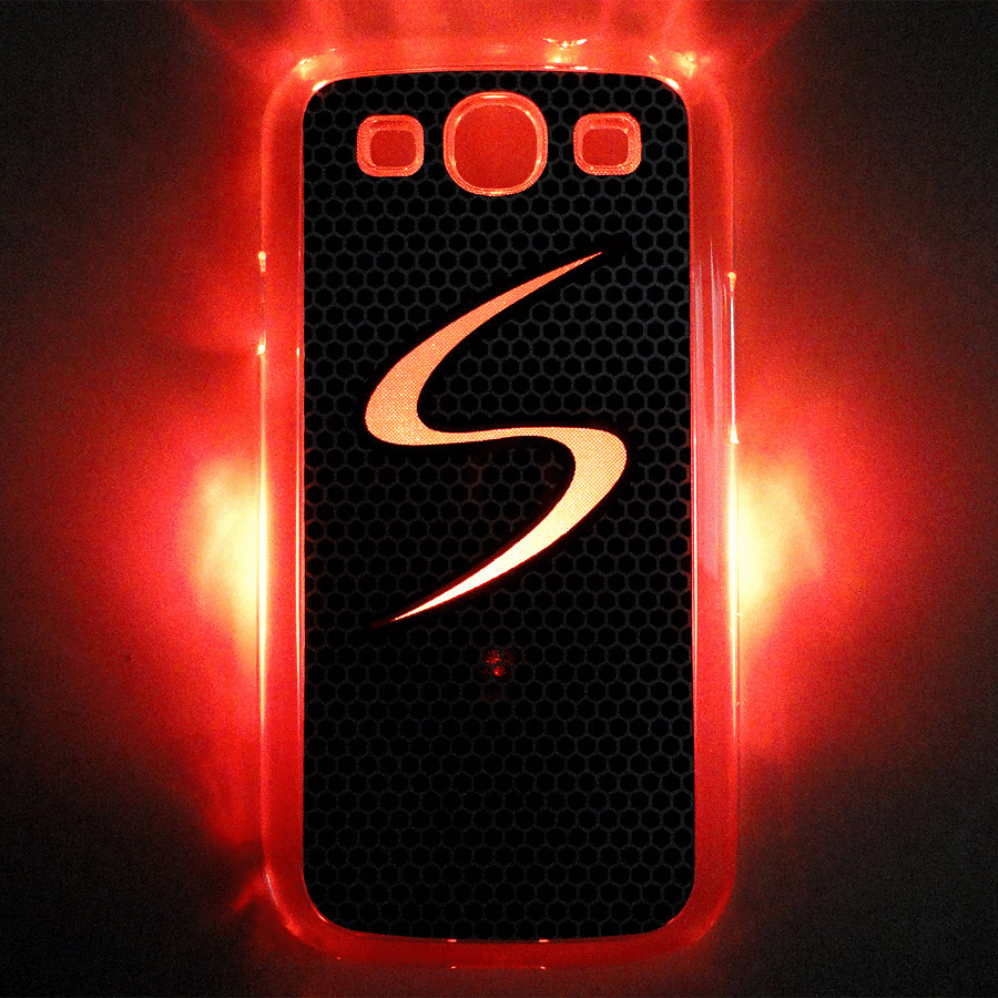 手机保护套-新款热销 三星手机壳 LED来电闪光