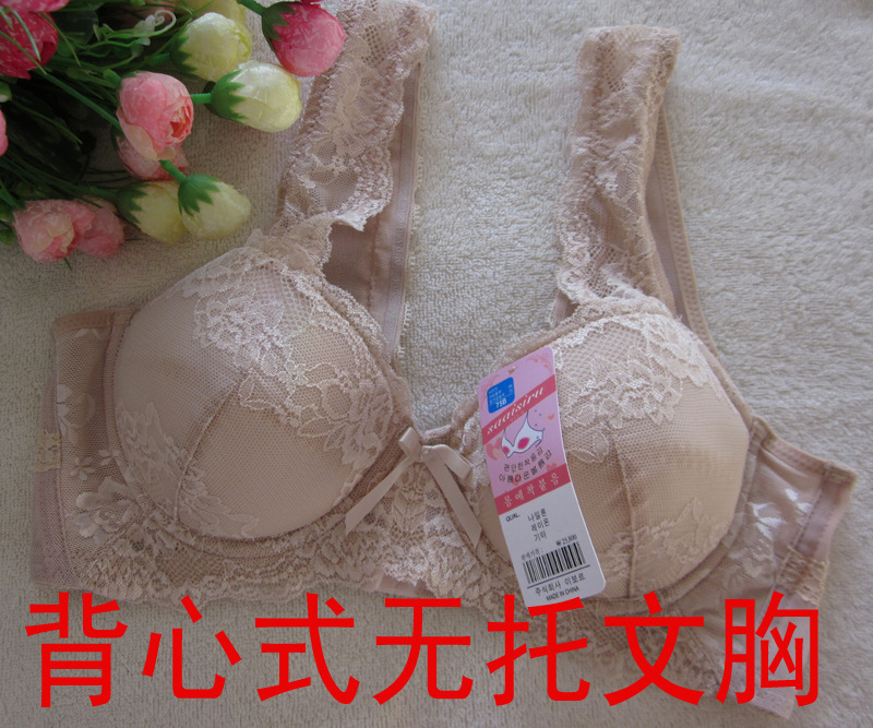 <em>无钢</em>托<em>文胸</em> <em>全罩杯</em>背心式<em>文胸</em> 无钢圈背心式内