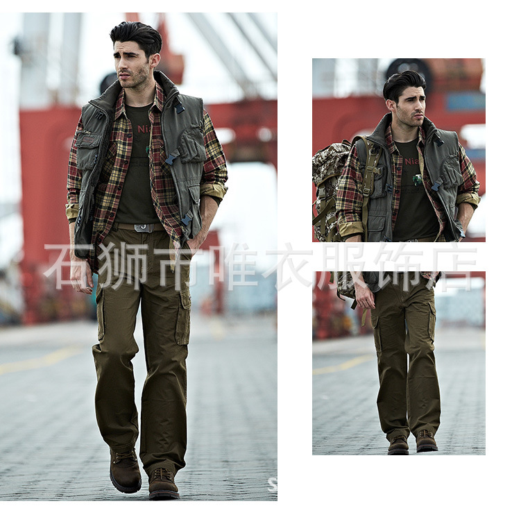 秋冬新款 <em>Jeep</em> Rich<em>战地吉普马甲</em> 男式加绒<em>休闲</em>
