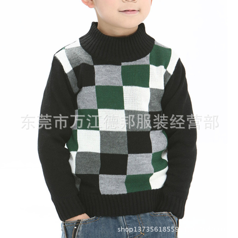 2013秋季新款双面绒针织打底衫男<em>儿童加绒</em>加