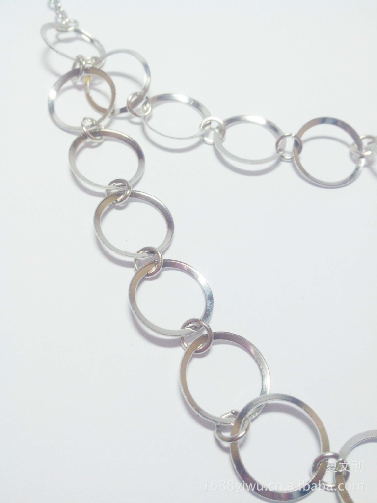 【金属圈圈服装链 圈圈饰链 圈圈项链 金属环服