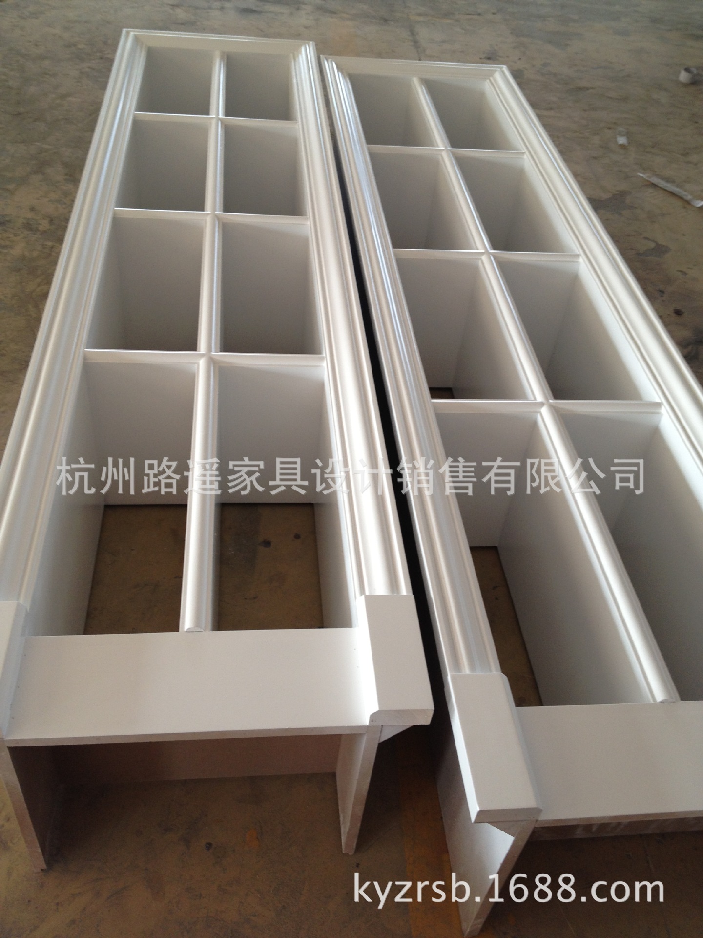 【专业生产安装高密度板白色哑光漆造型木饰面