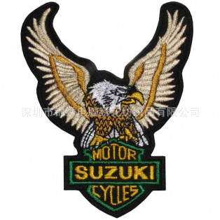 绣花加工-美国加拿大日本各个国家国旗标志绣