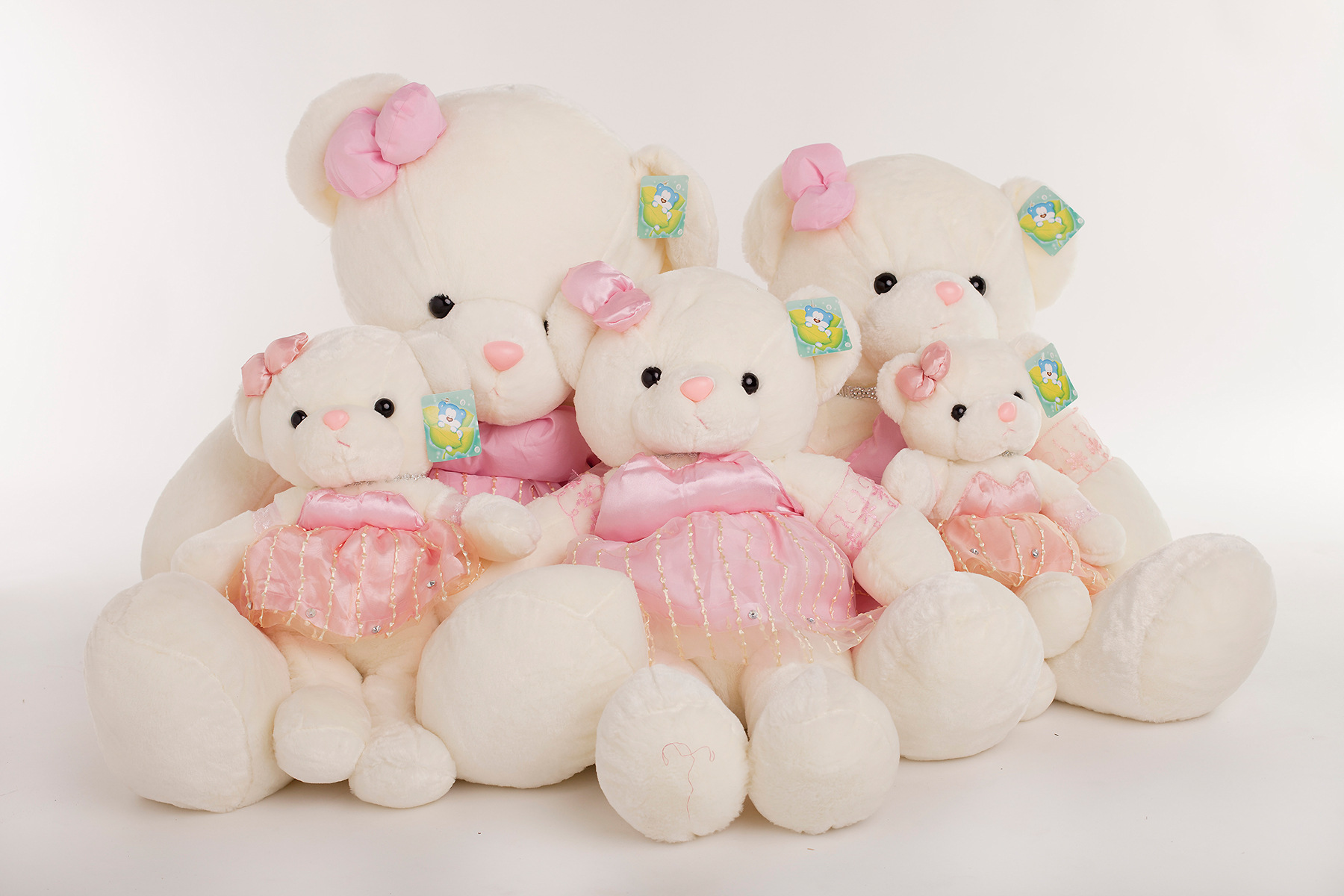 厂家直销 批发婚庆熊 压床娃娃 儿童玩具 图片