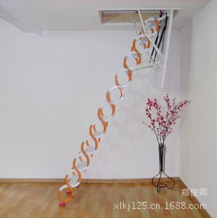 楼梯及配件-豫新豫龙 家用室内隐形别墅伸缩楼