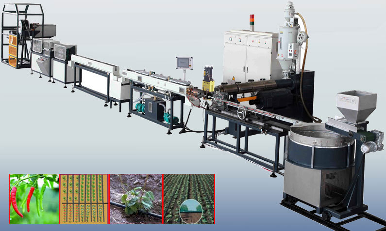 內镶贴片式滴灌管生产线