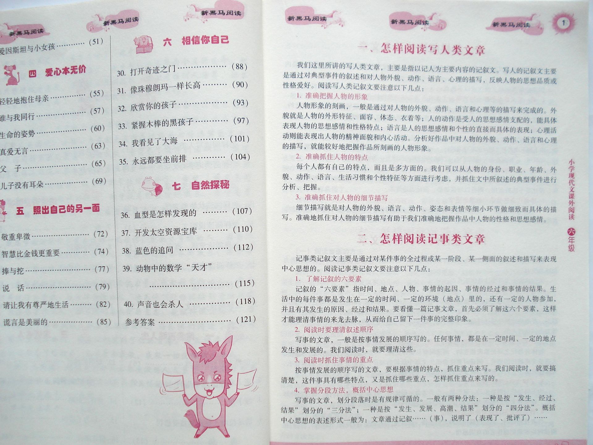 书籍-批发新黑马阅读六年级现代文课外阅读教