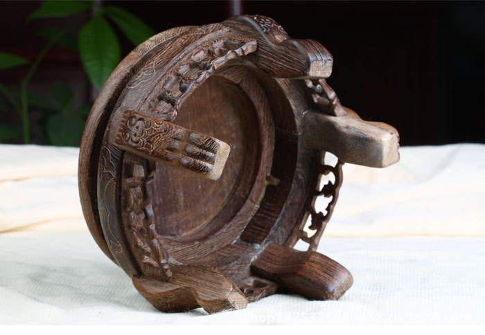 家居工艺品摆件底座实木雕刻