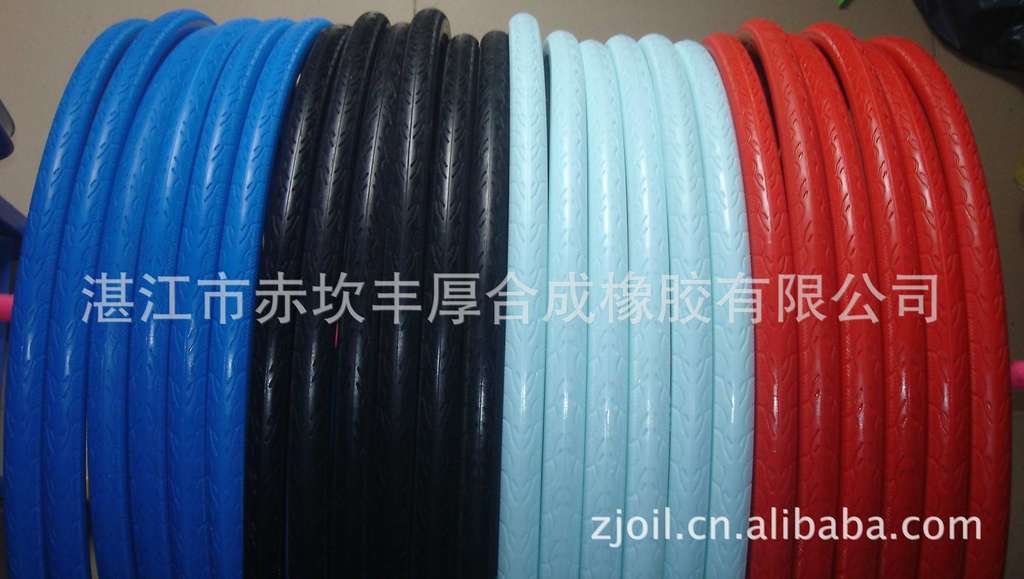 死飞公路自行车免充气实心轻质弹力轮胎700X