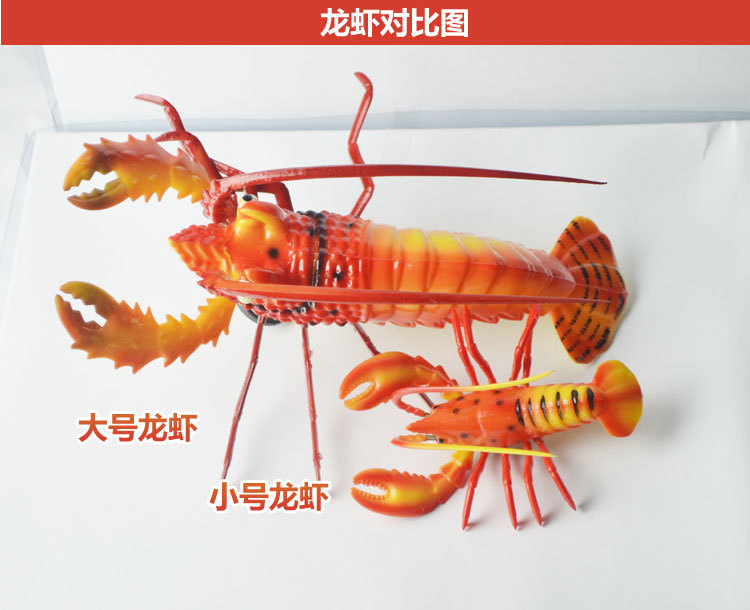 真大龙虾 卡通塑料磁铁冰箱贴海洋系列图片,仿