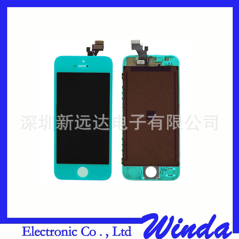 iphone5彩色液晶总成,iphone5G彩色LCD总成,苹果5彩色液晶总成