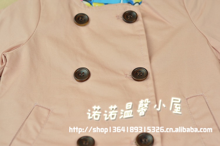 【2013<em>秋季</em>新品童风衣 韩版<em>时尚女中童</em>春秋外