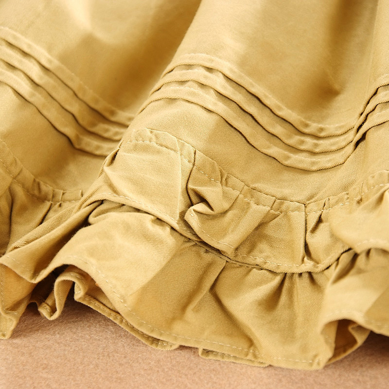 <em>批发</em>女式短裙小熊维尼韩版<em>少女装</em>学院风松紧腰