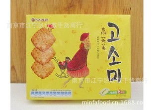 饼干类-韩国进口 好丽友高笑美饼干 芝麻薄脆 