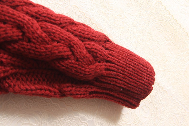 雨晴 韩版重量级立体扭纹网状麻花粗<em>针手织</em>宽