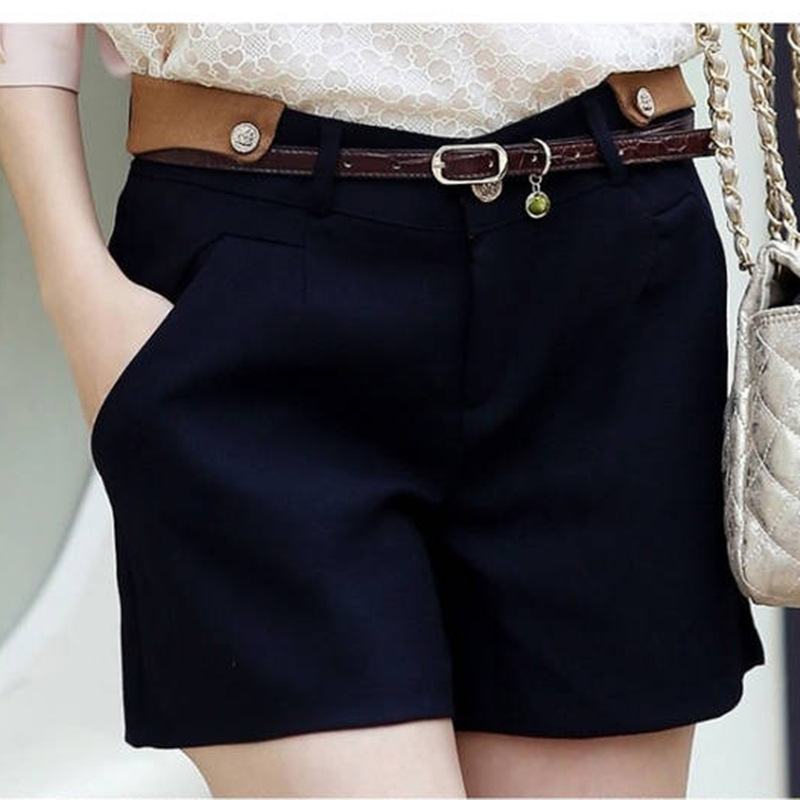 2013百搭休闲<em>女短裤</em>裤 口袋拼接女直筒 短热裤