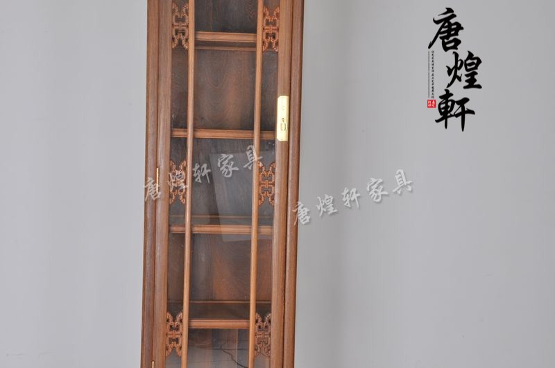 鸡翅木单门酒柜 (2)