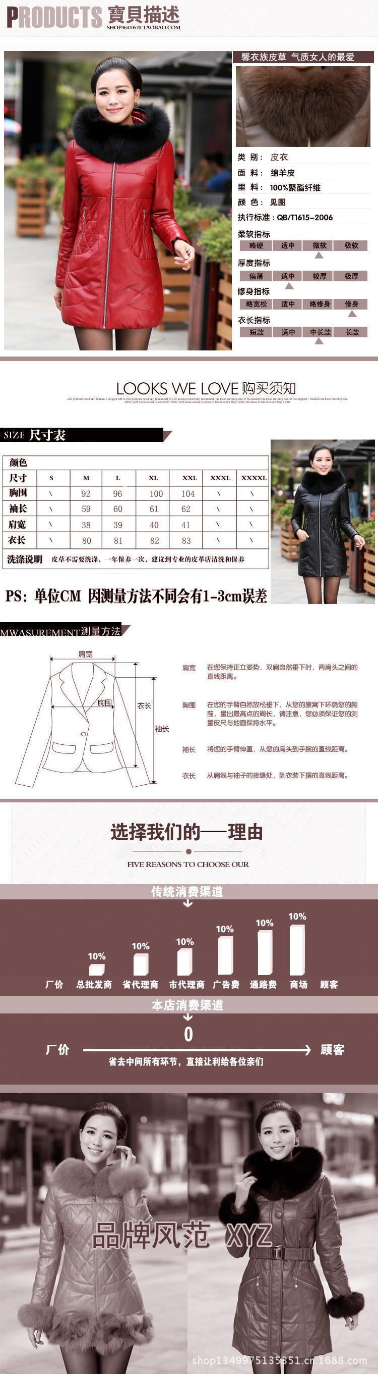 尺碼表