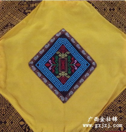 【中国四大名锦广西壮锦抱枕套 枕套 壮锦 抱枕