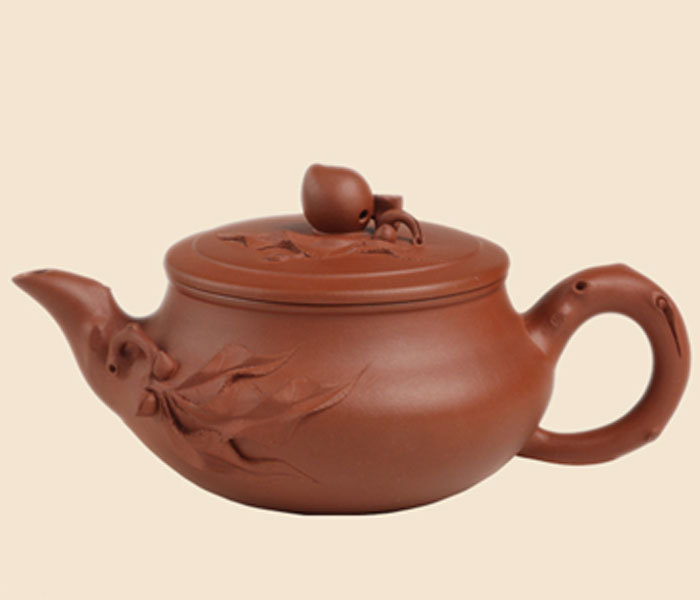 【汉典功夫茶具 三角春韵宜兴上品紫茄泥】