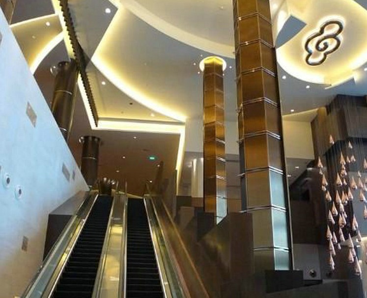 厂家生产 不锈钢酒店大堂立柱 不锈钢镂空雕花立柱 可定做