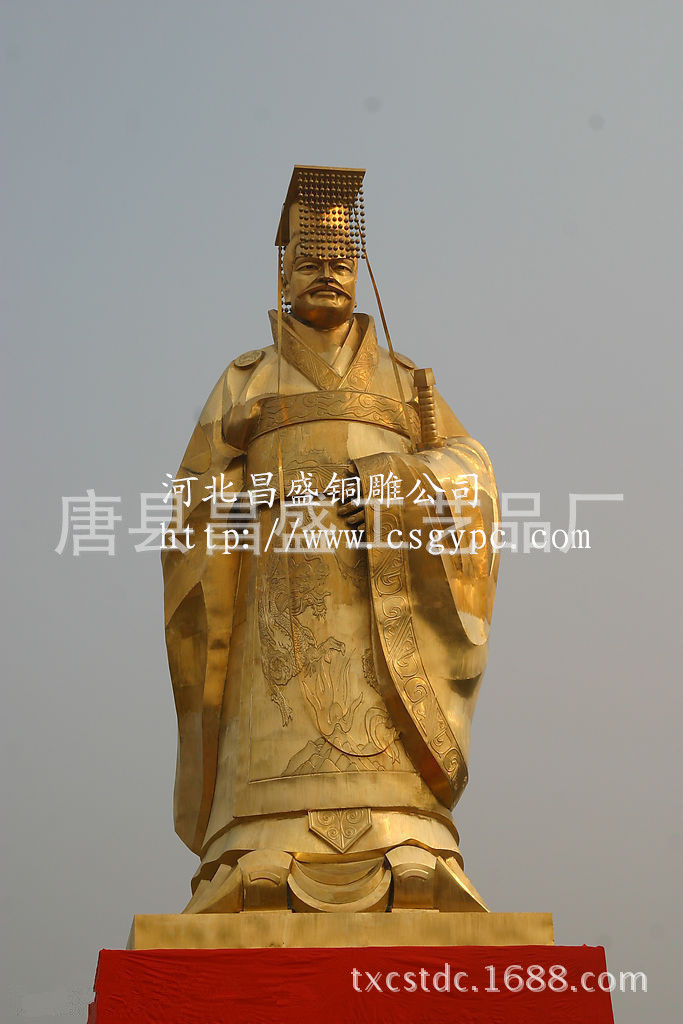 秦始皇5米兵马俑士兵雕塑 西安古都雕塑 人物