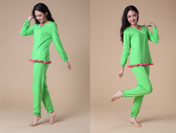 【2013<em>秋季</em>新品<em>长袖睡衣女人家居服套装</em>蝴蝶