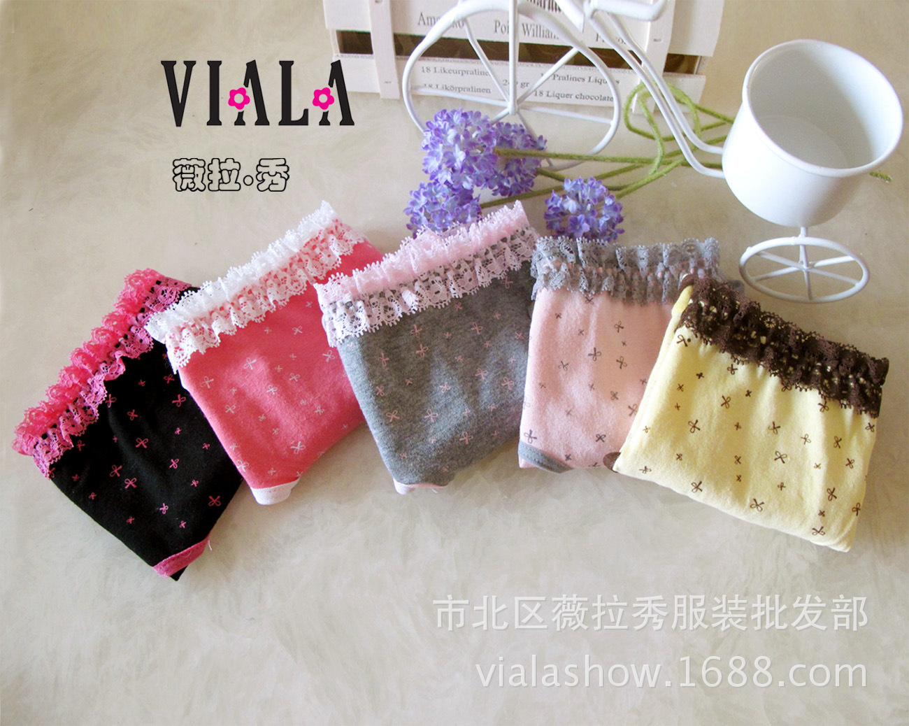 <em>外贸</em>日单 淑女蕾丝加厚氨<em>棉内裤批发</em> 全棉高弹