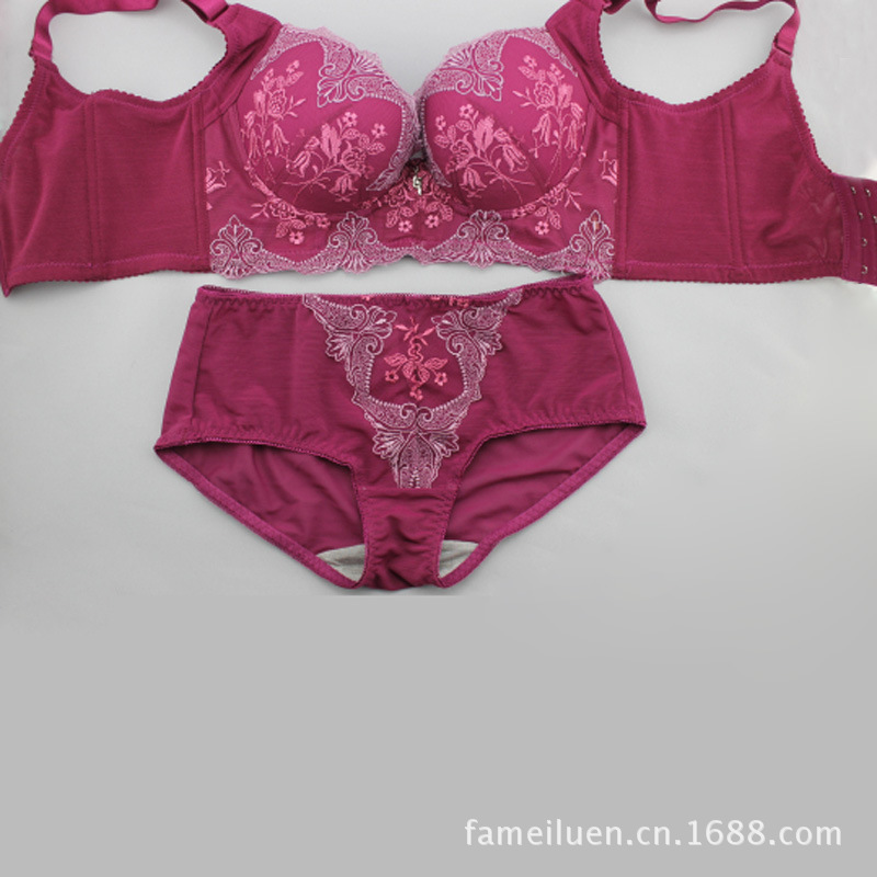 夏季新款女式内衣 时尚女式内衣 <em>厚模杯文胸</em>套