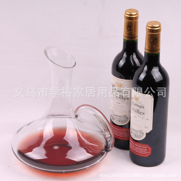 多功能厚玻璃红酒醒酒器 传统经典酒器 1.5L 酒