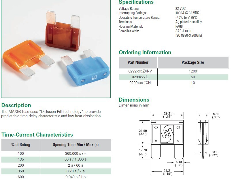 保护器件-强突入电流电机电源设备保护 力特0