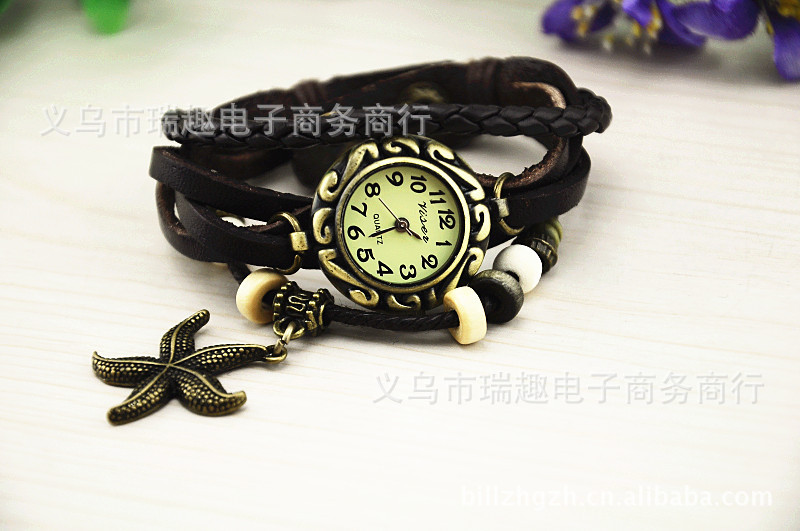 欧美韩版正品森女系手表复古<em>女式手链</em>表时尚潮