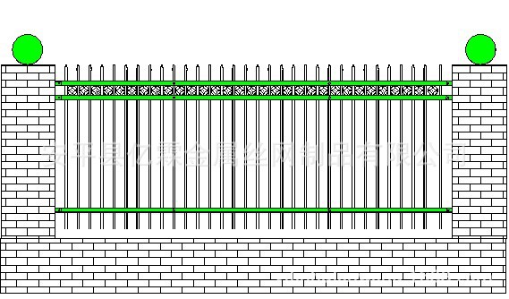 围墙栅栏003