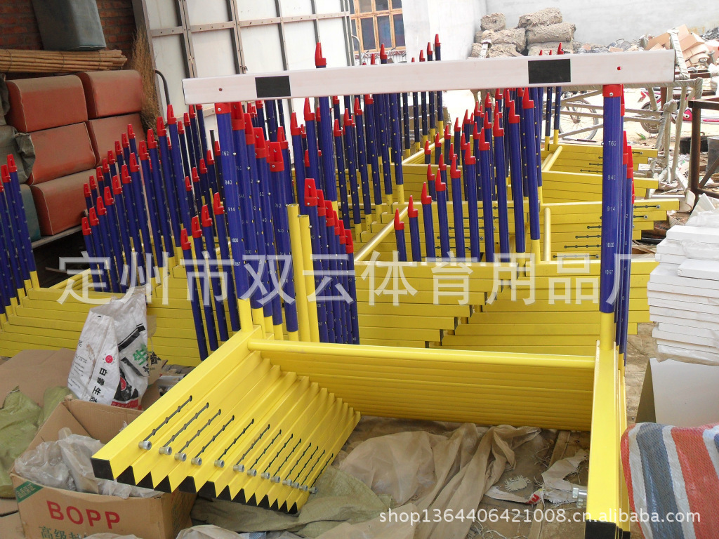 比赛跨栏升降式跨栏 体育跨栏架批发   110米栏比赛栏高1