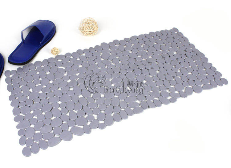 【佳洁利鹅卵石浴室防滑地垫 塑料PVC洗澡浴