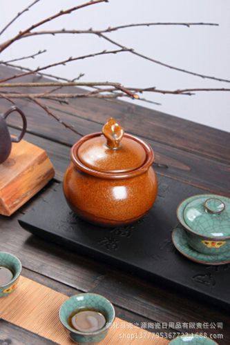 窑变茶叶罐