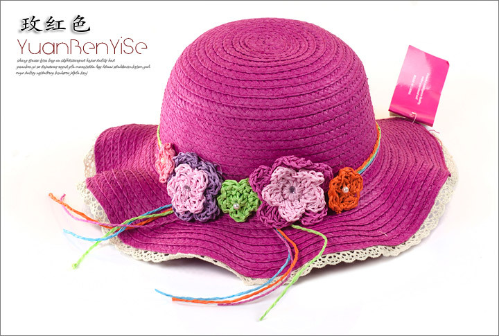 批发采购帽子-夏季儿童草帽子厂家批发 韩版新