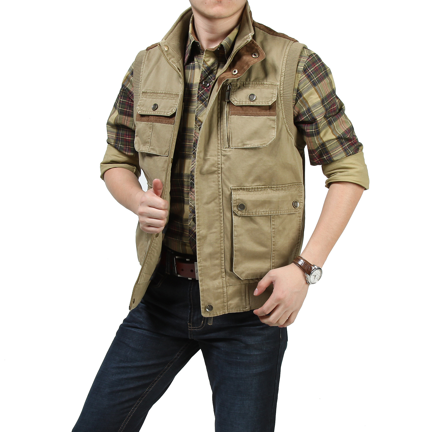 批发采购男式<em>马甲</em>-<em>男士</em>春秋<em>户外马甲</em> <em>男士</em>摄影