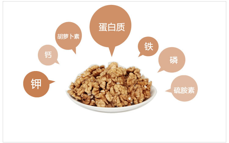 天下林珍 新疆特产 新疆纸皮核桃仁 薄皮核桃仁